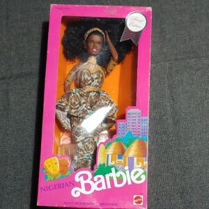 Nigerian Barbie Doll NRFB Dolls of the World Collection NRFB